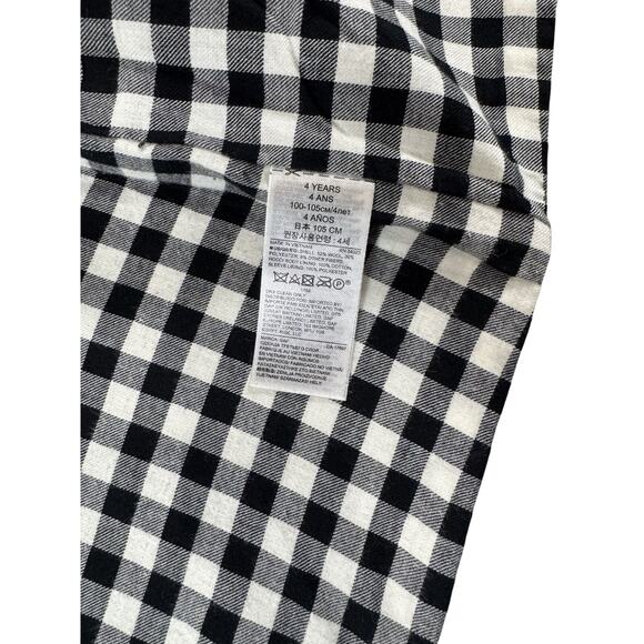 Baby Gap Toddler Coat Gray Wool Blend Hooded Toggle Jacket Plaid Lining 4T - Picture 5 of 15